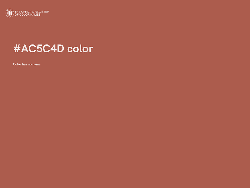 #AC5C4D color image