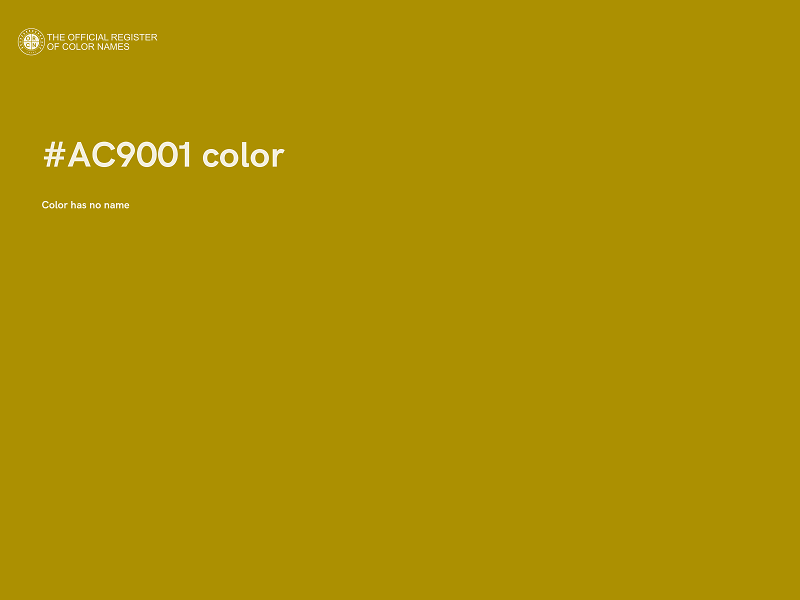 #AC9001 color image