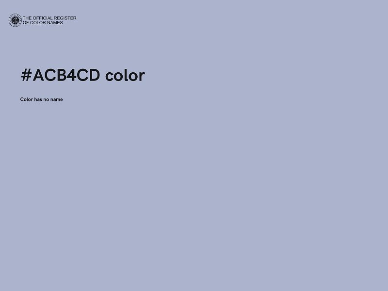 #ACB4CD color image