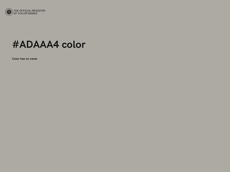 #ADAAA4 color image