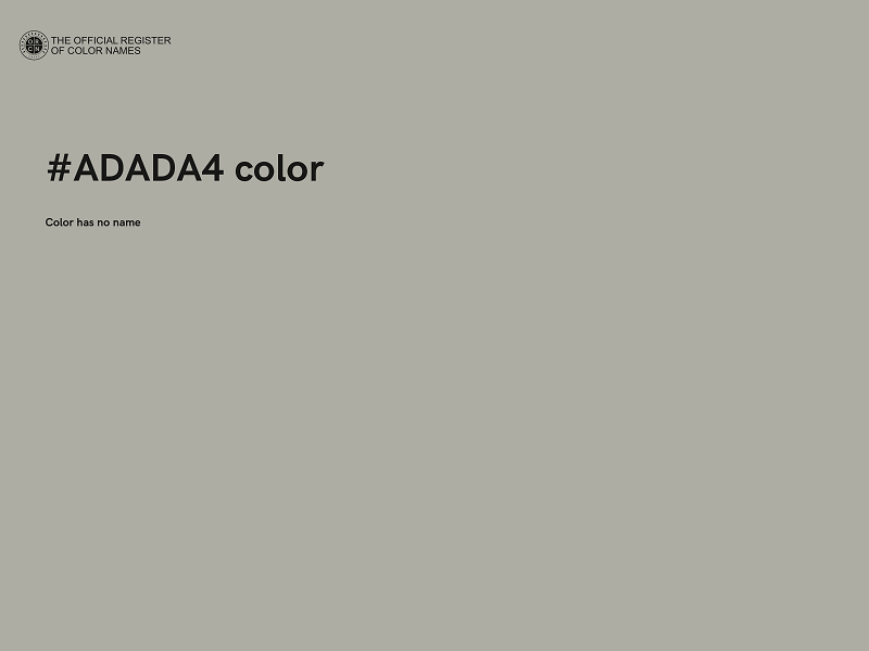 #ADADA4 color image