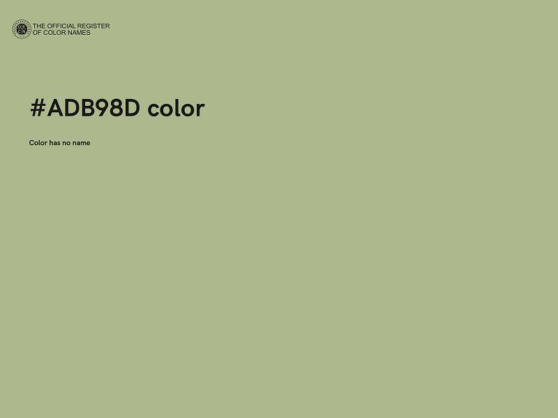 #ADB98D color image