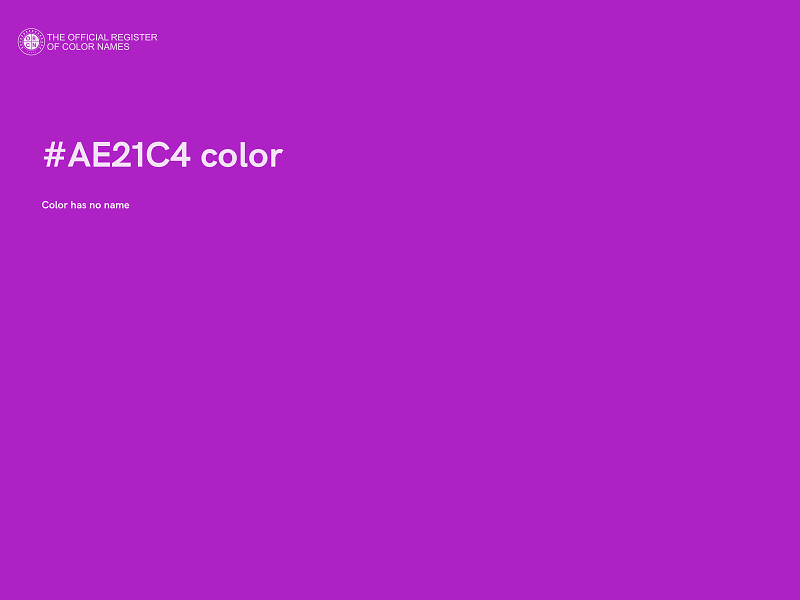 #AE21C4 color image