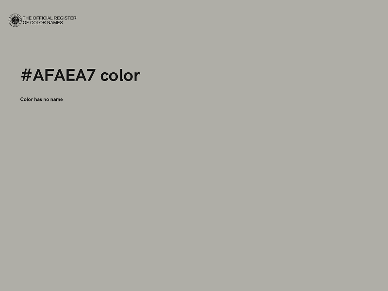 #AFAEA7 color image