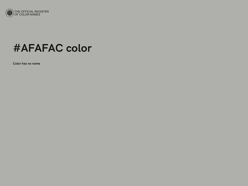 #AFAFAC color image