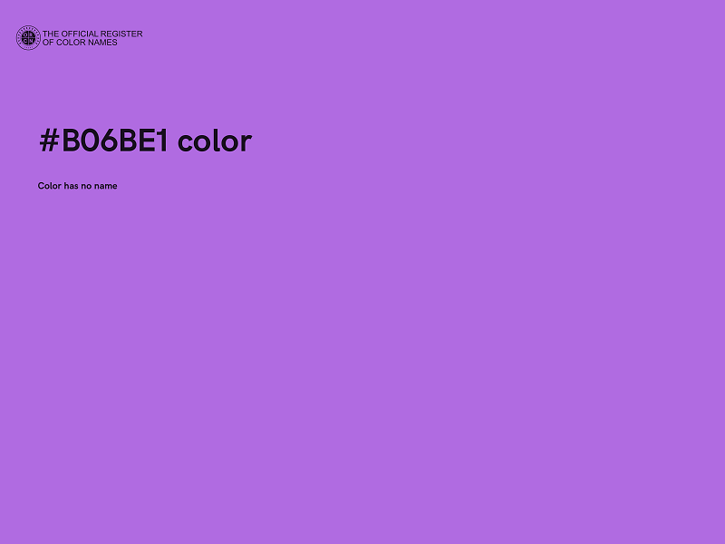 #B06BE1 color image