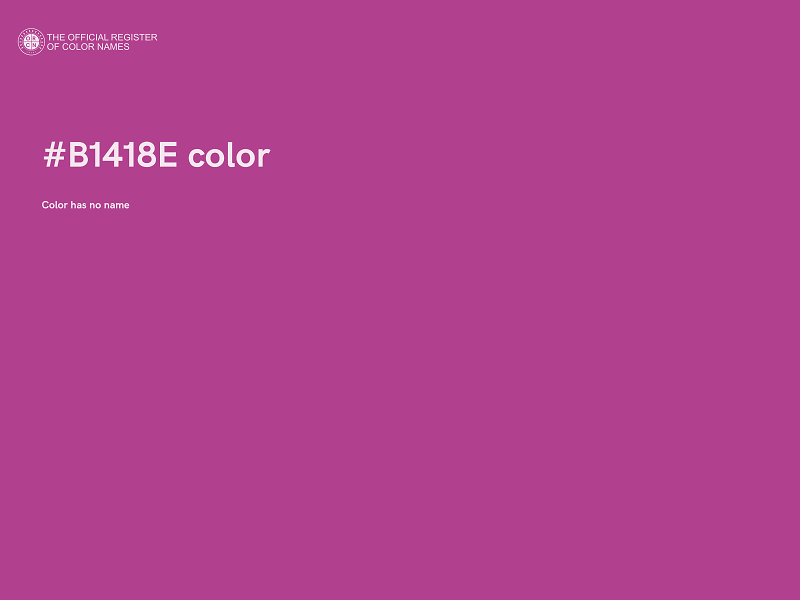 #B1418E color image