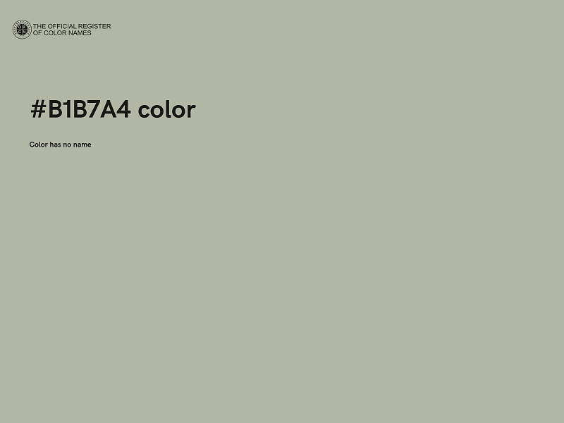 #B1B7A4 color image