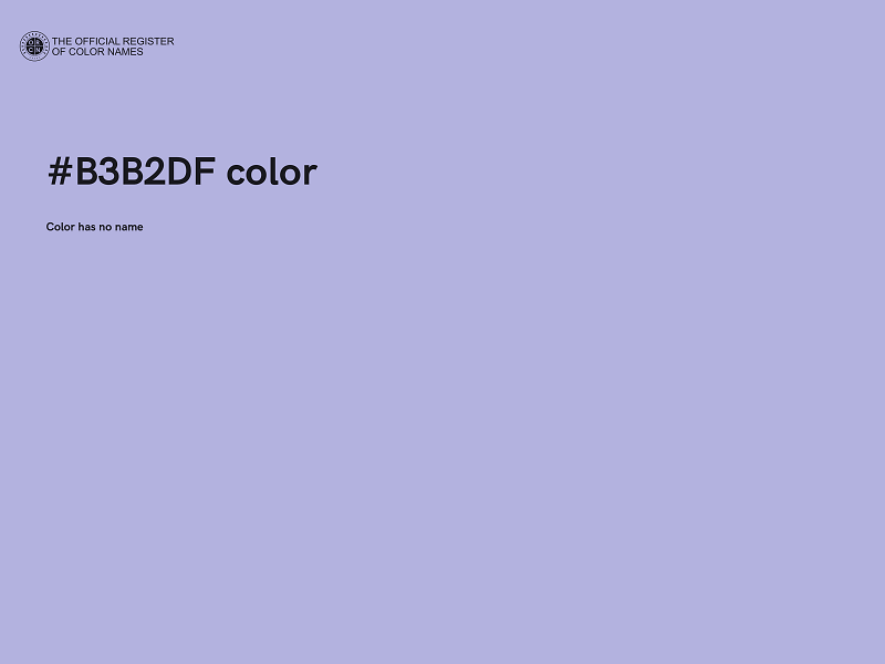 #B3B2DF color image