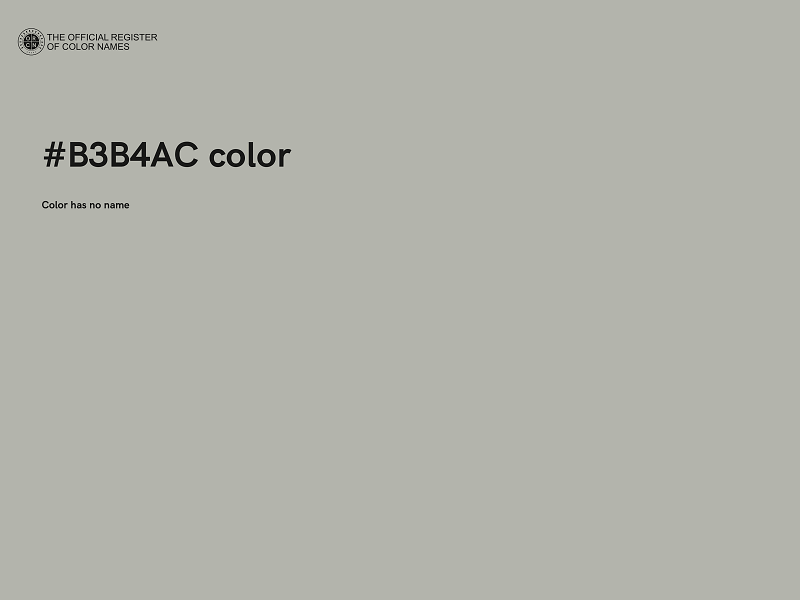 #B3B4AC color image