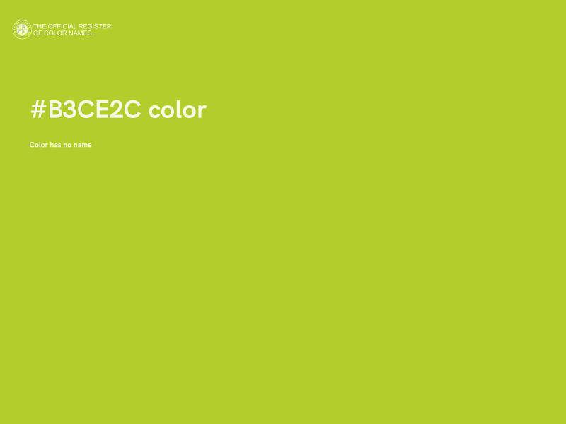 #B3CE2C color image