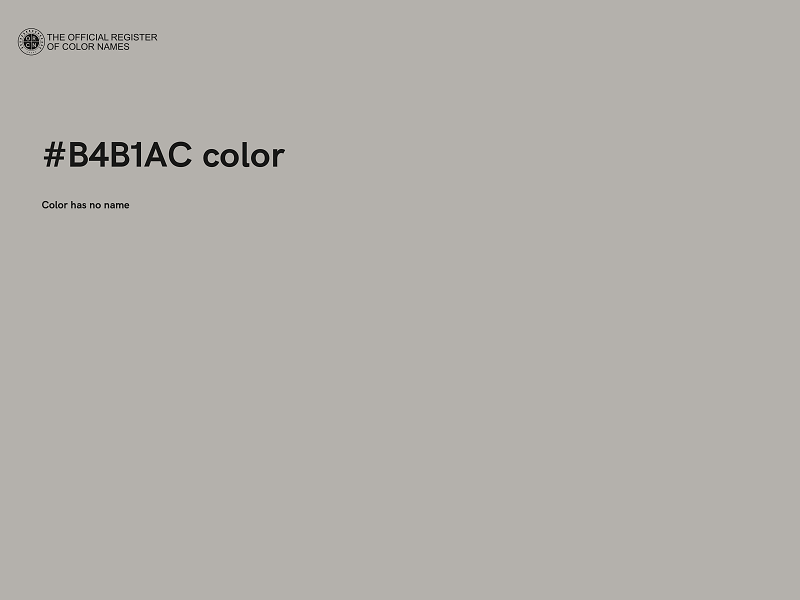#B4B1AC color image