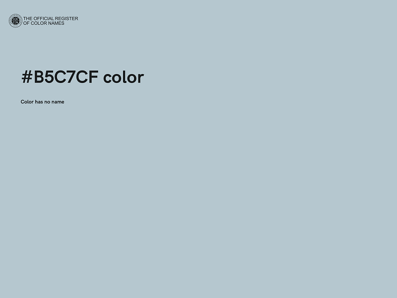 #B5C7CF color image