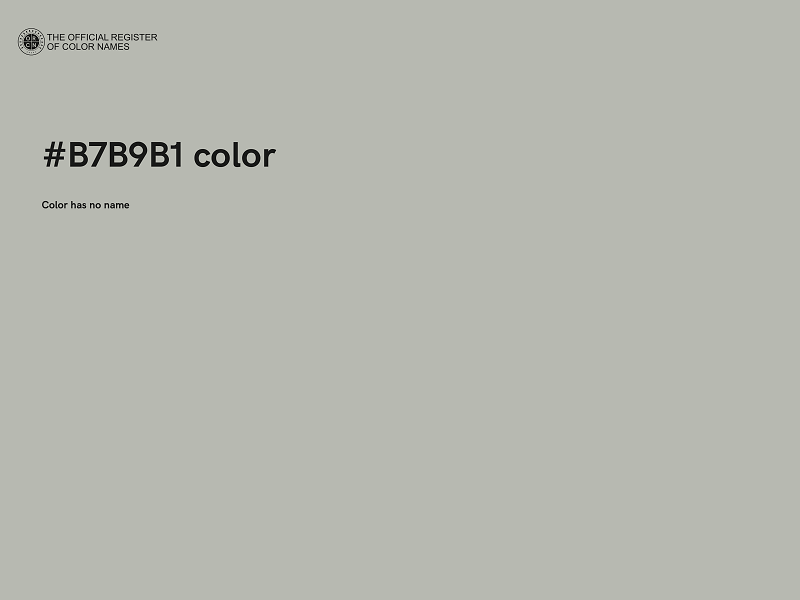 #B7B9B1 color image