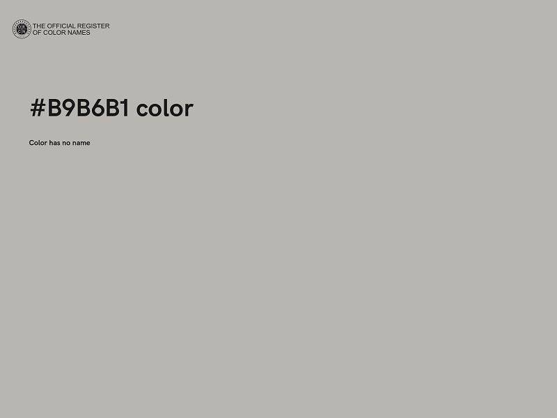 #B9B6B1 color image