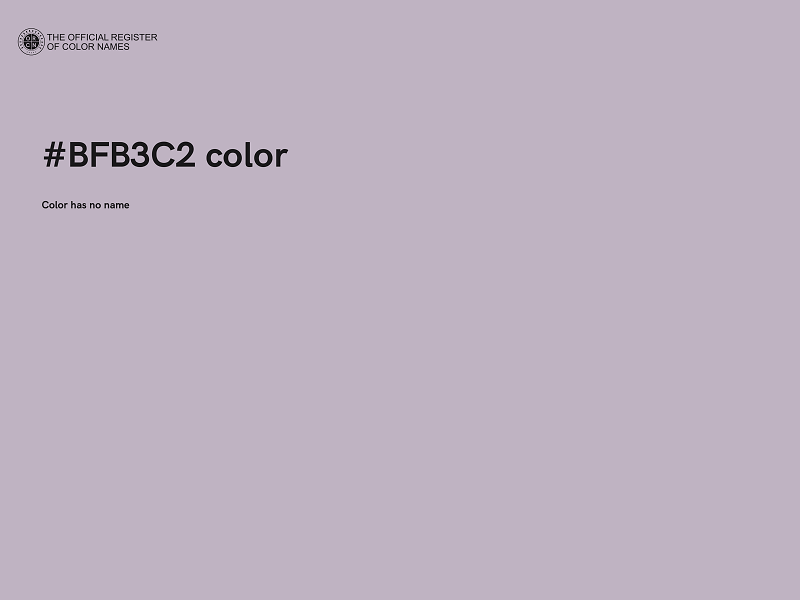 #BFB3C2 color image