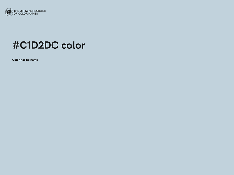 #C1D2DC color image