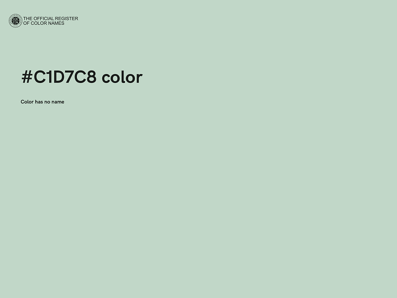 #C1D7C8 color image