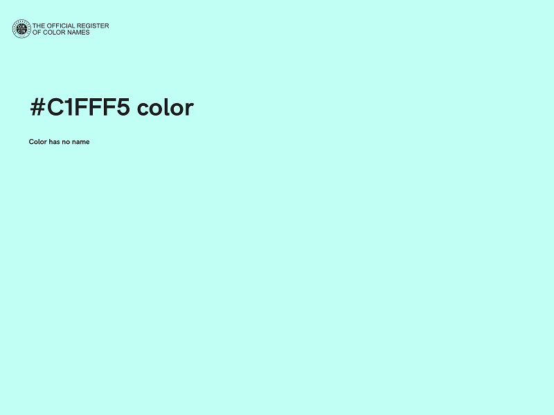 #C1FFF5 color image