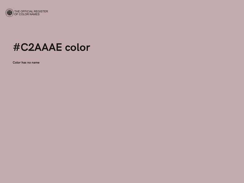 #C2AAAE color image