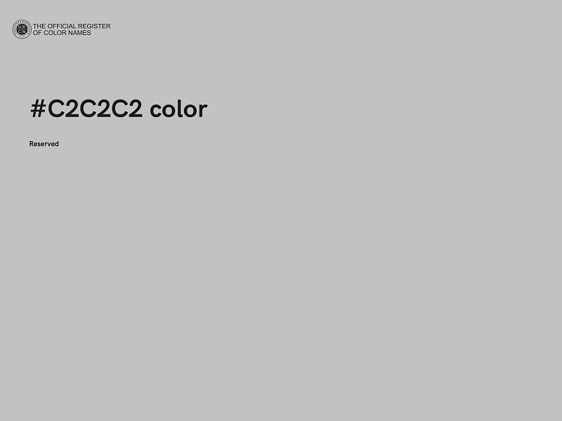 #C2C2C2 color image