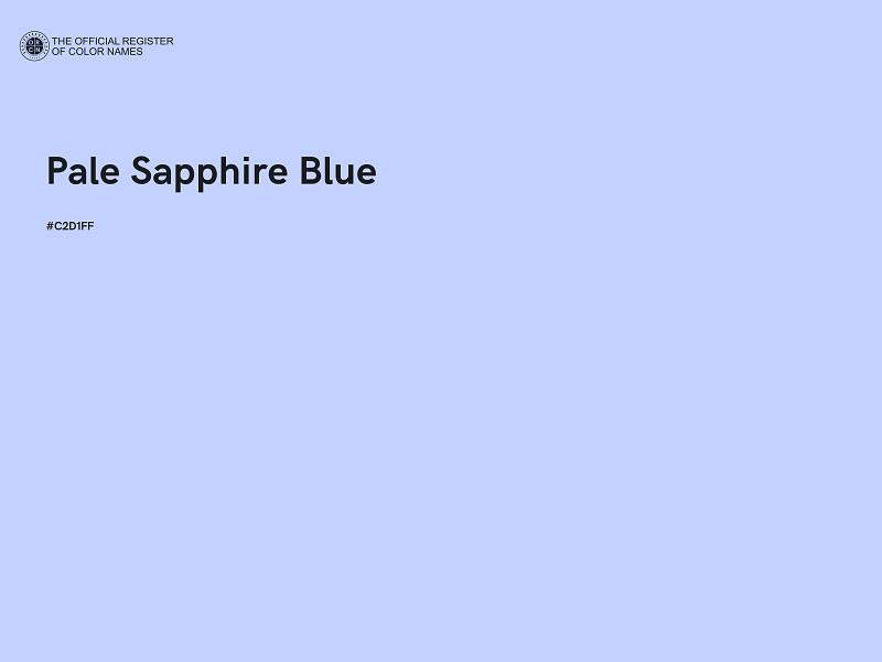 #C2D1FF - Pale Sapphire Blue color image