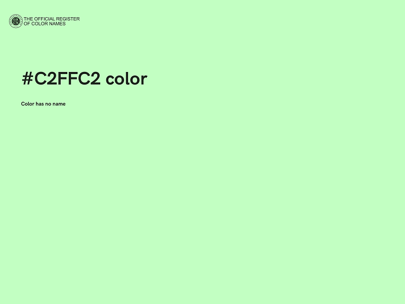 #C2FFC2 color image