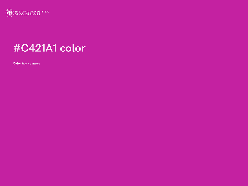 #C421A1 color image