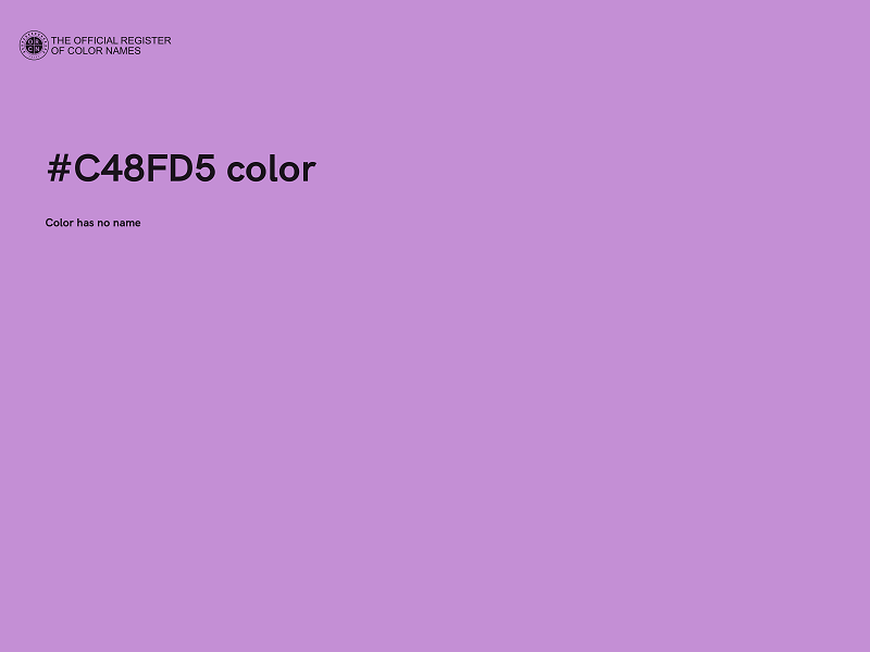 #C48FD5 color image