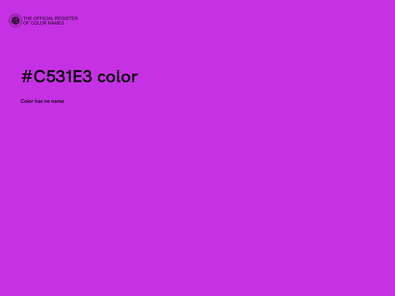 #C531E3 color image