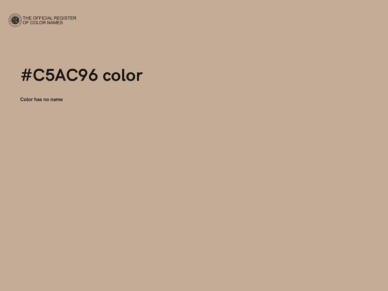 #C5AC96 color image