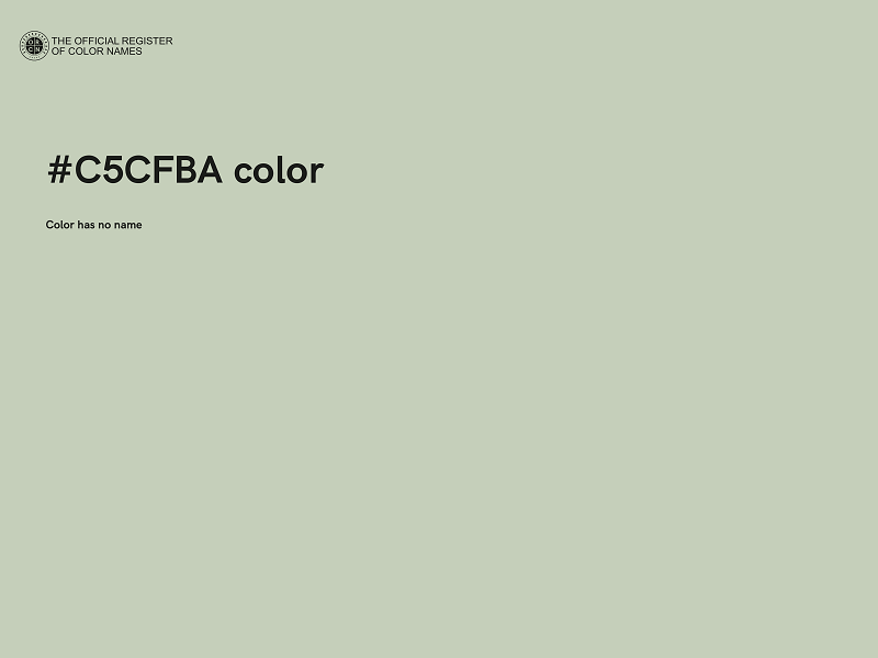 #C5CFBA color image