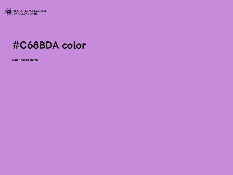 #C68BDA color image