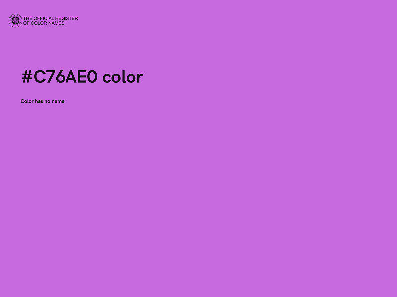 #C76AE0 color image