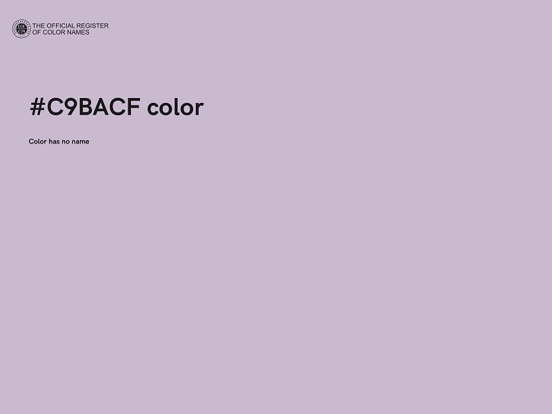#C9BACF color image