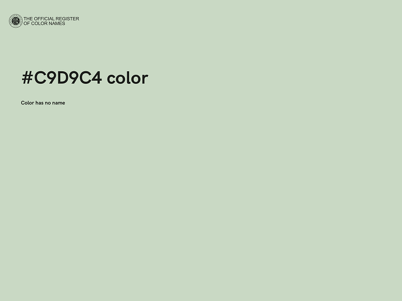 #C9D9C4 color image