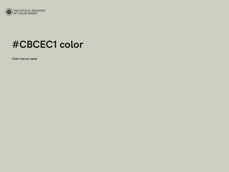 #CBCEC1 color image