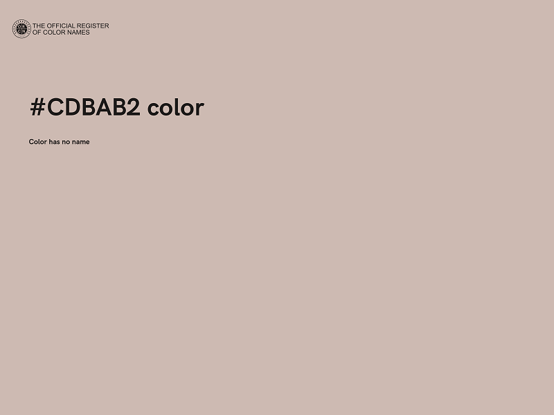 #CDBAB2 color image