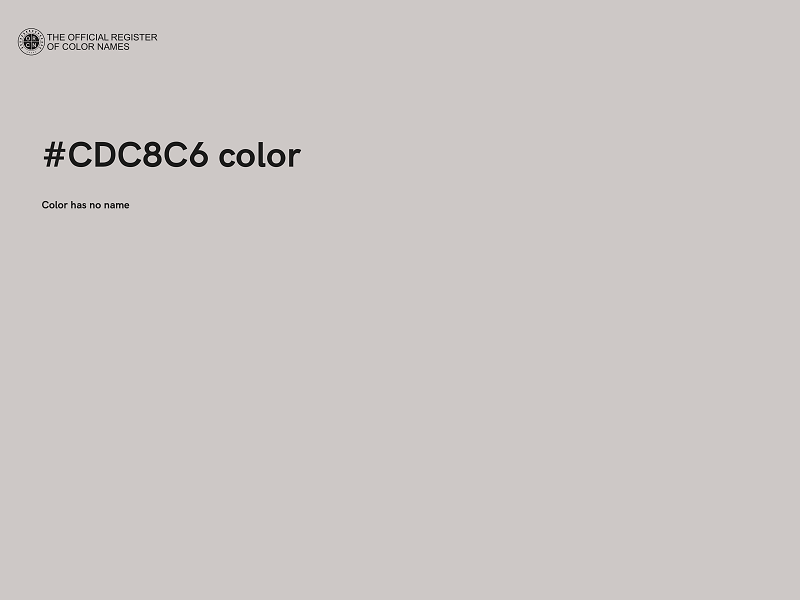 #CDC8C6 color image