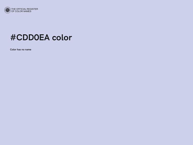#CDD0EA color image