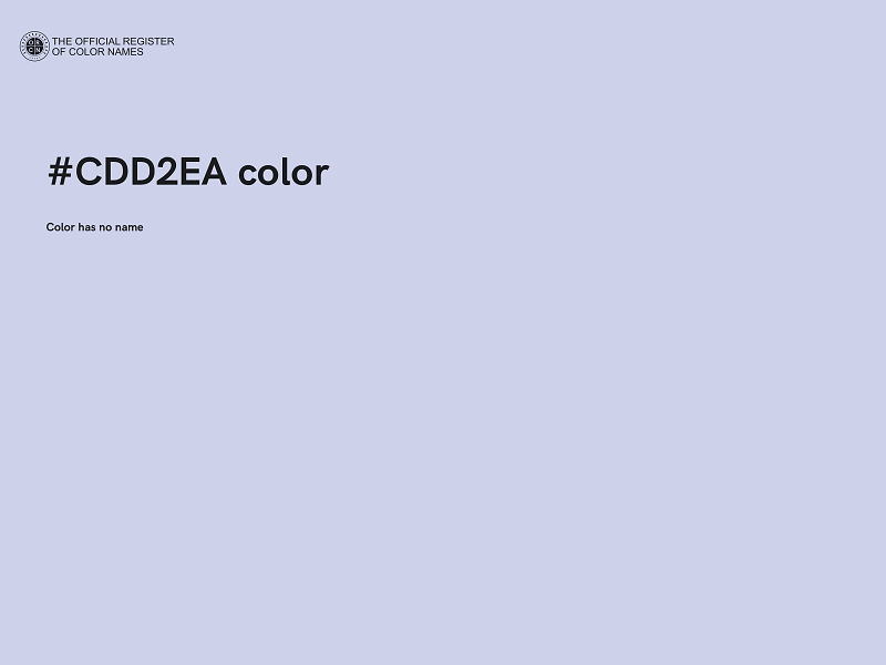 #CDD2EA color image