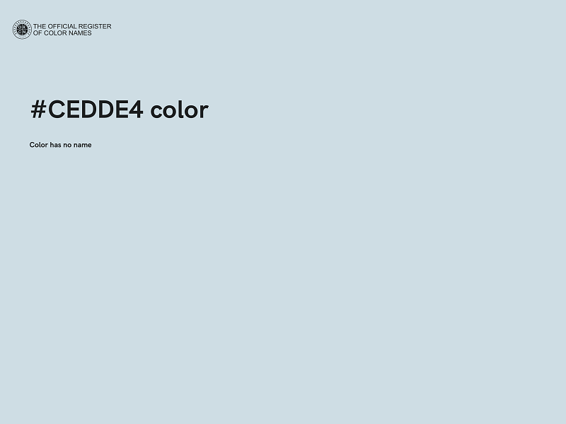 #CEDDE4 color image