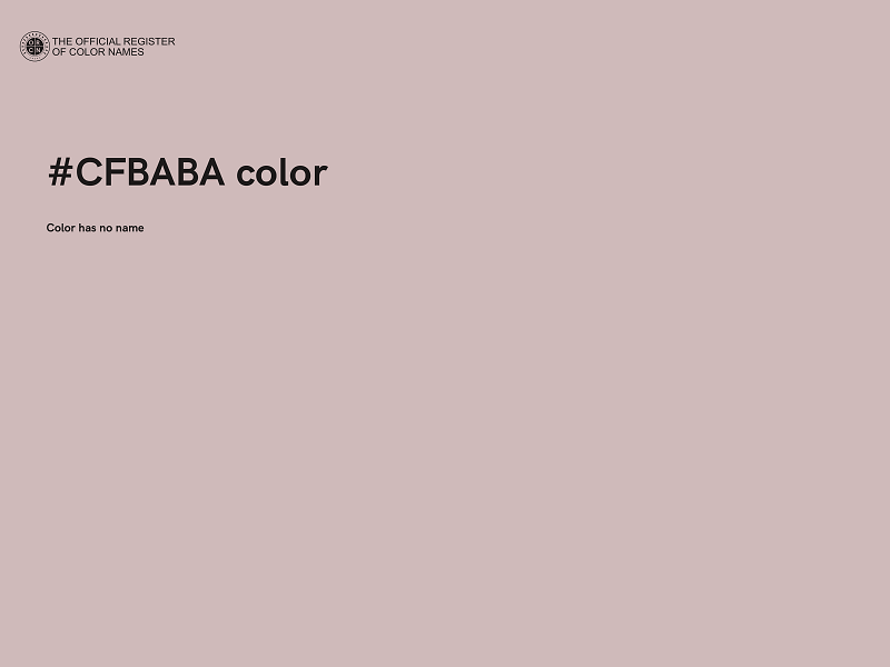 #CFBABA color image