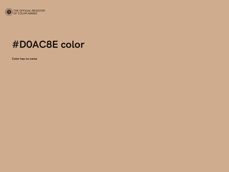 #D0AC8E color image