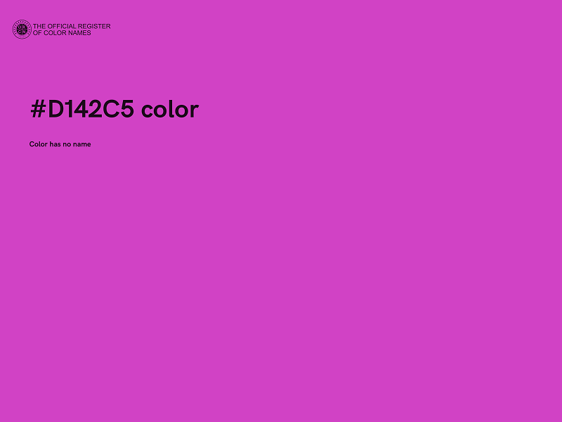 #D142C5 color image