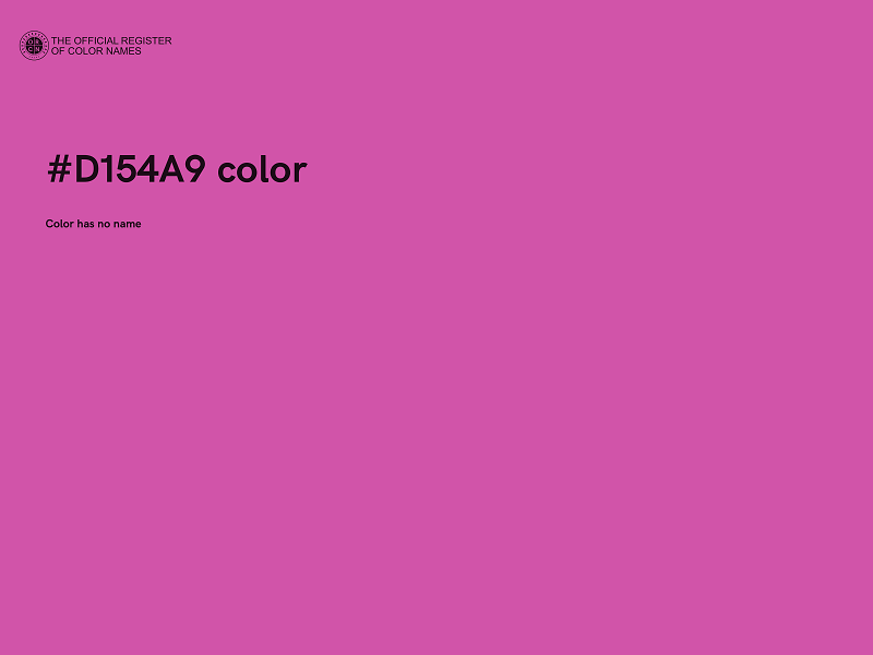 #D154A9 color image