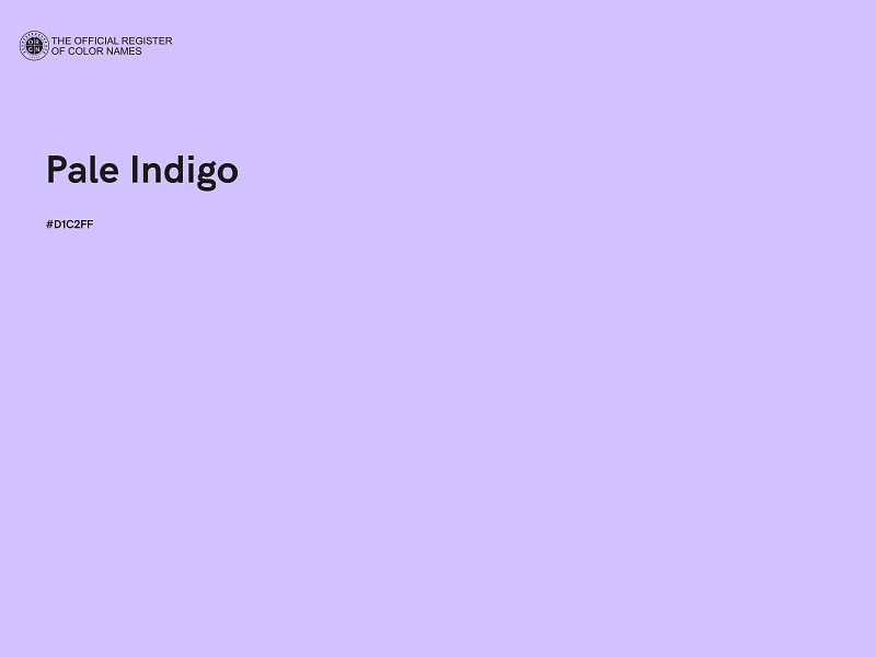 #D1C2FF - Pale Indigo color image