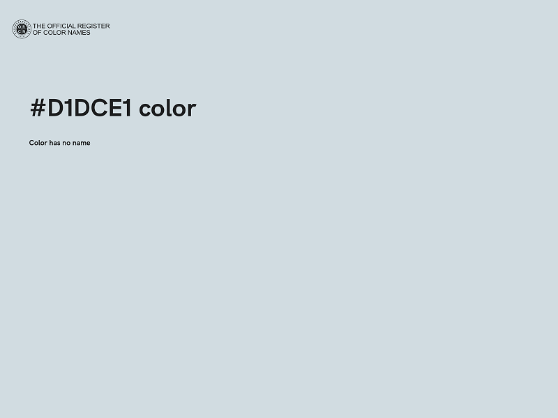 #D1DCE1 color image