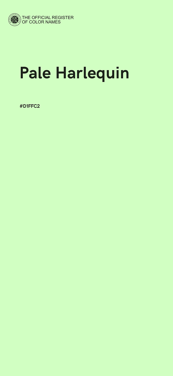 #D1FFC2 - Pale Harlequin color image