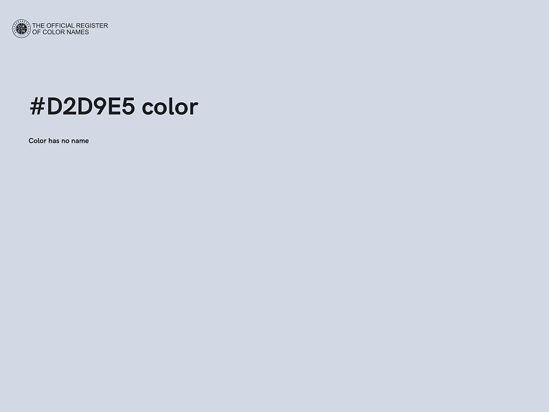#D2D9E5 color image